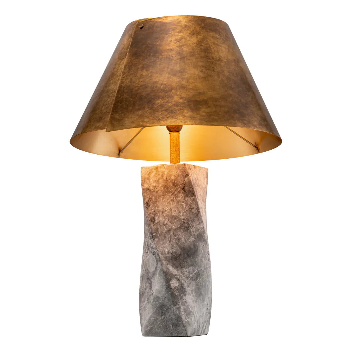 Camelia Ebony Marble Table Lamp