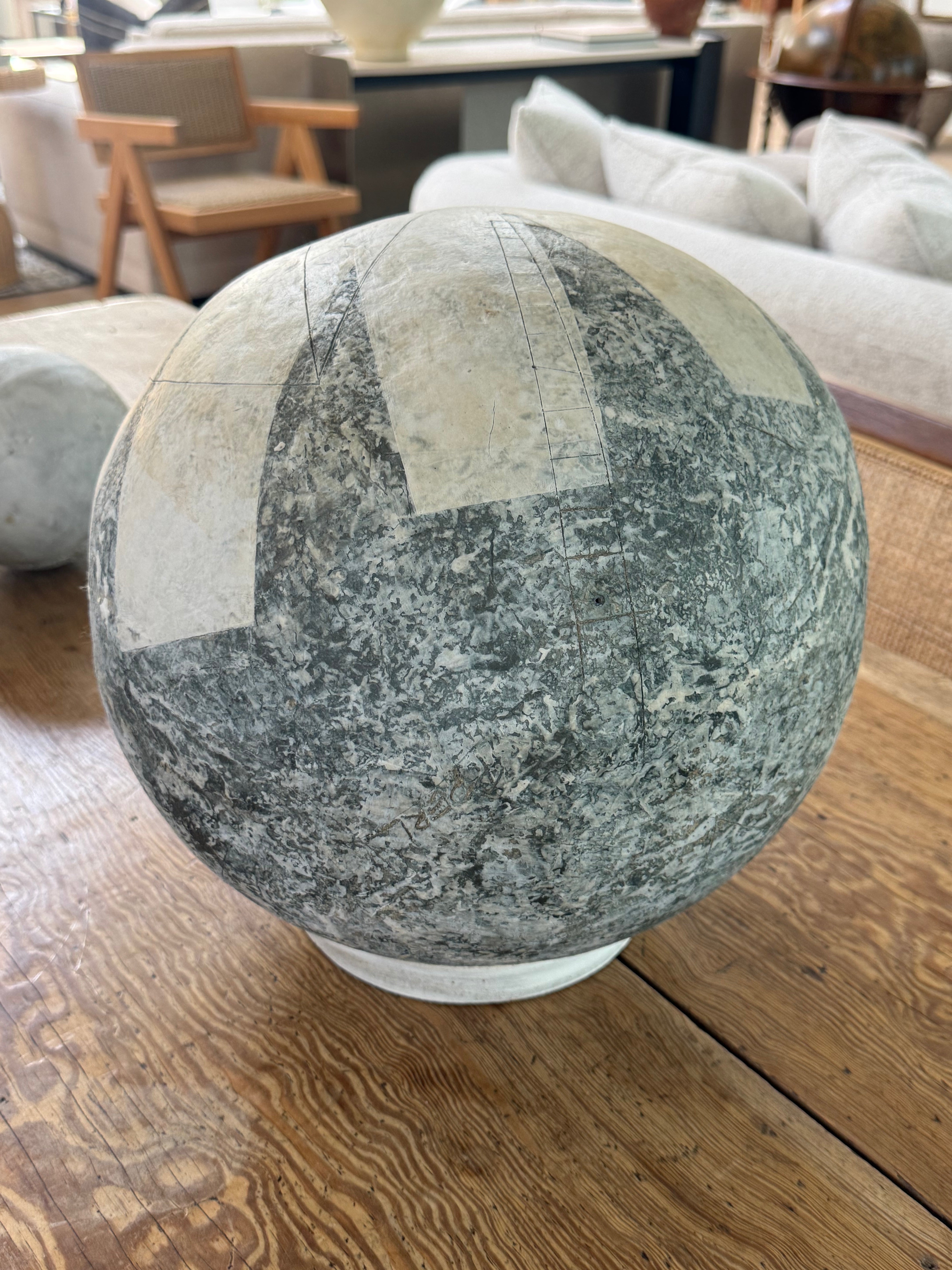 Large Ceramic Sphere by Artist Polina Perl