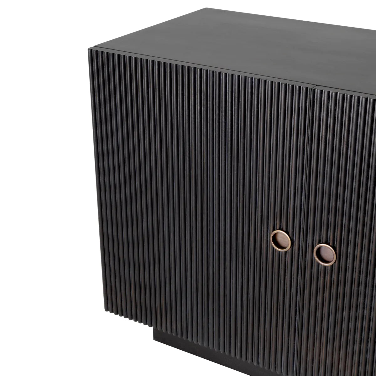 Dimitrios Fluted Oak Sideboard | Charcoal