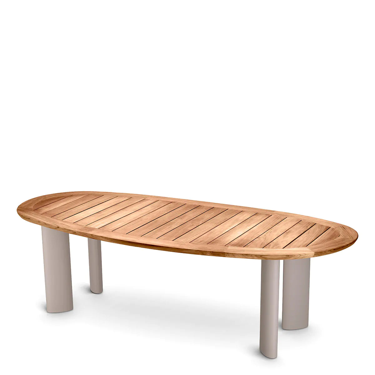 Free Form Oval Outdoor Dining Table