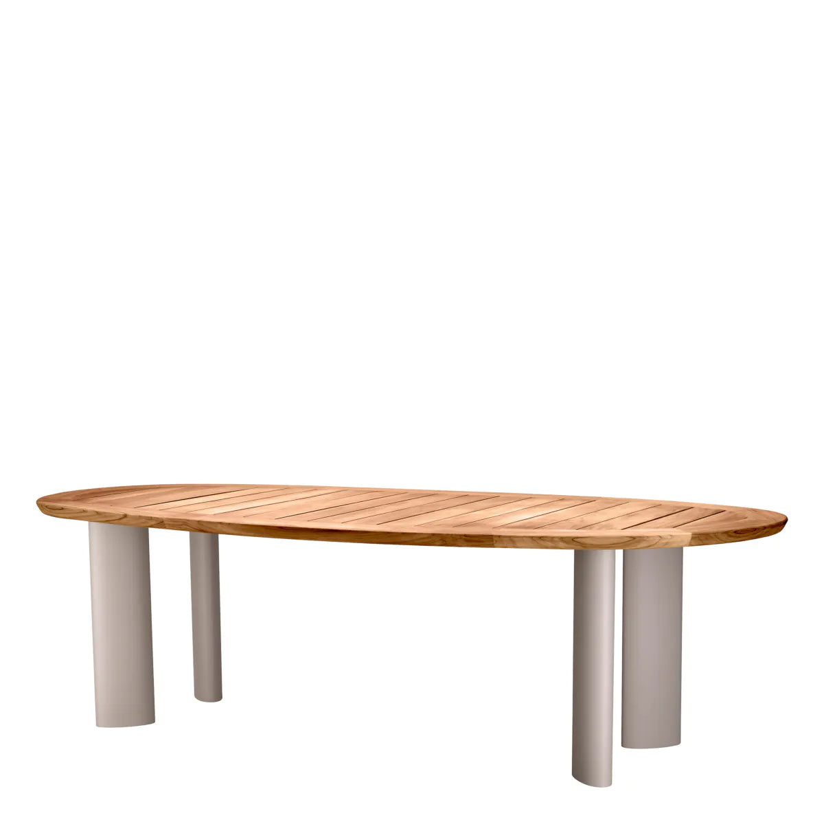 Free Form Oval Outdoor Dining Table