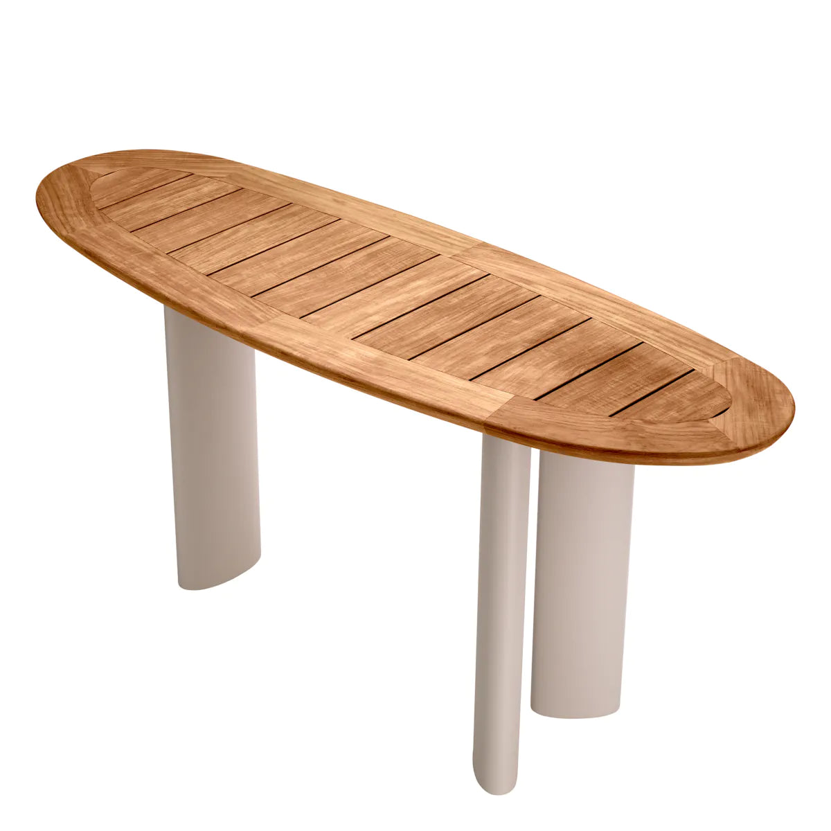 Free Form Outdoor Console Table