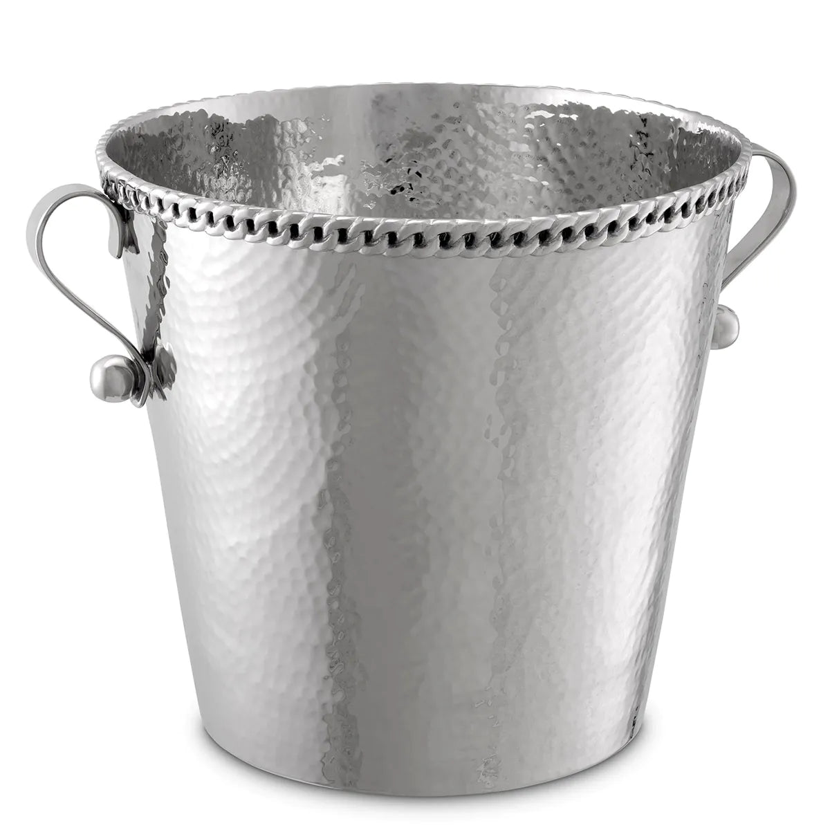 Hammered Metal Ice Bucket