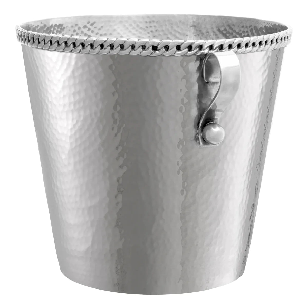 Hammered Metal Ice Bucket
