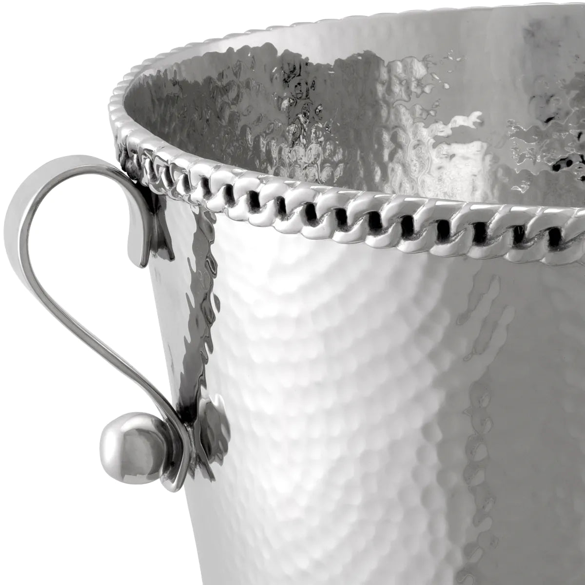 Hammered Metal Ice Bucket