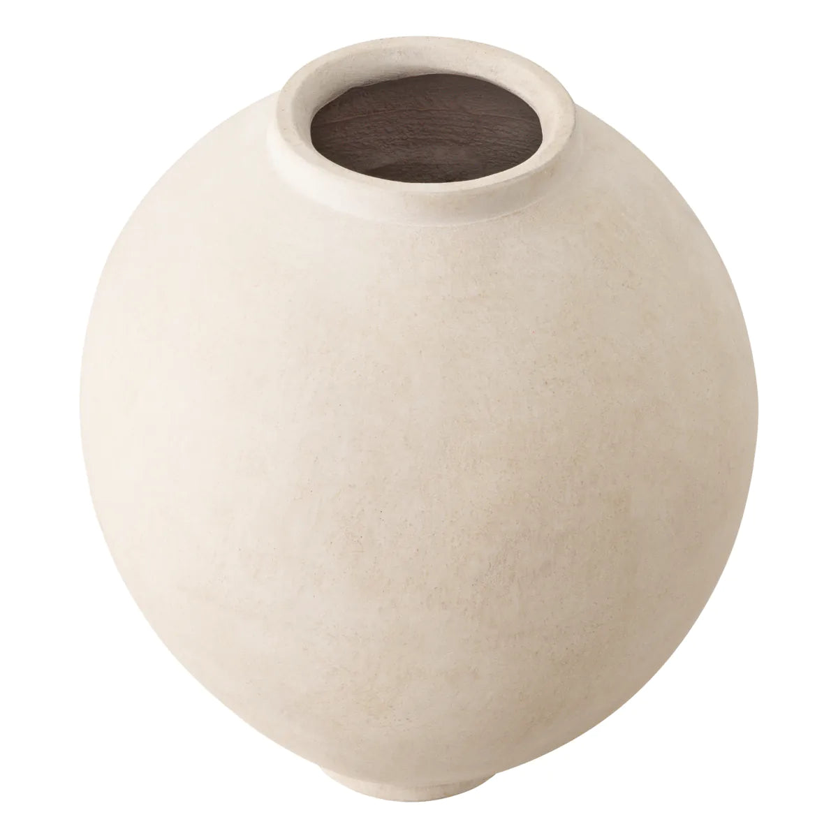 Moon Jar Vase | Oval Sand