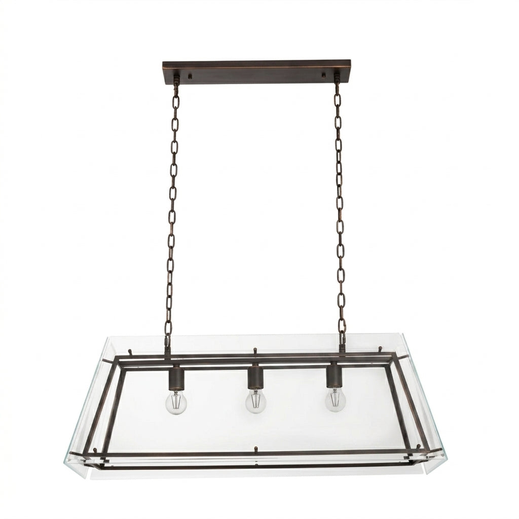Azure Bronze Chandelier | Large