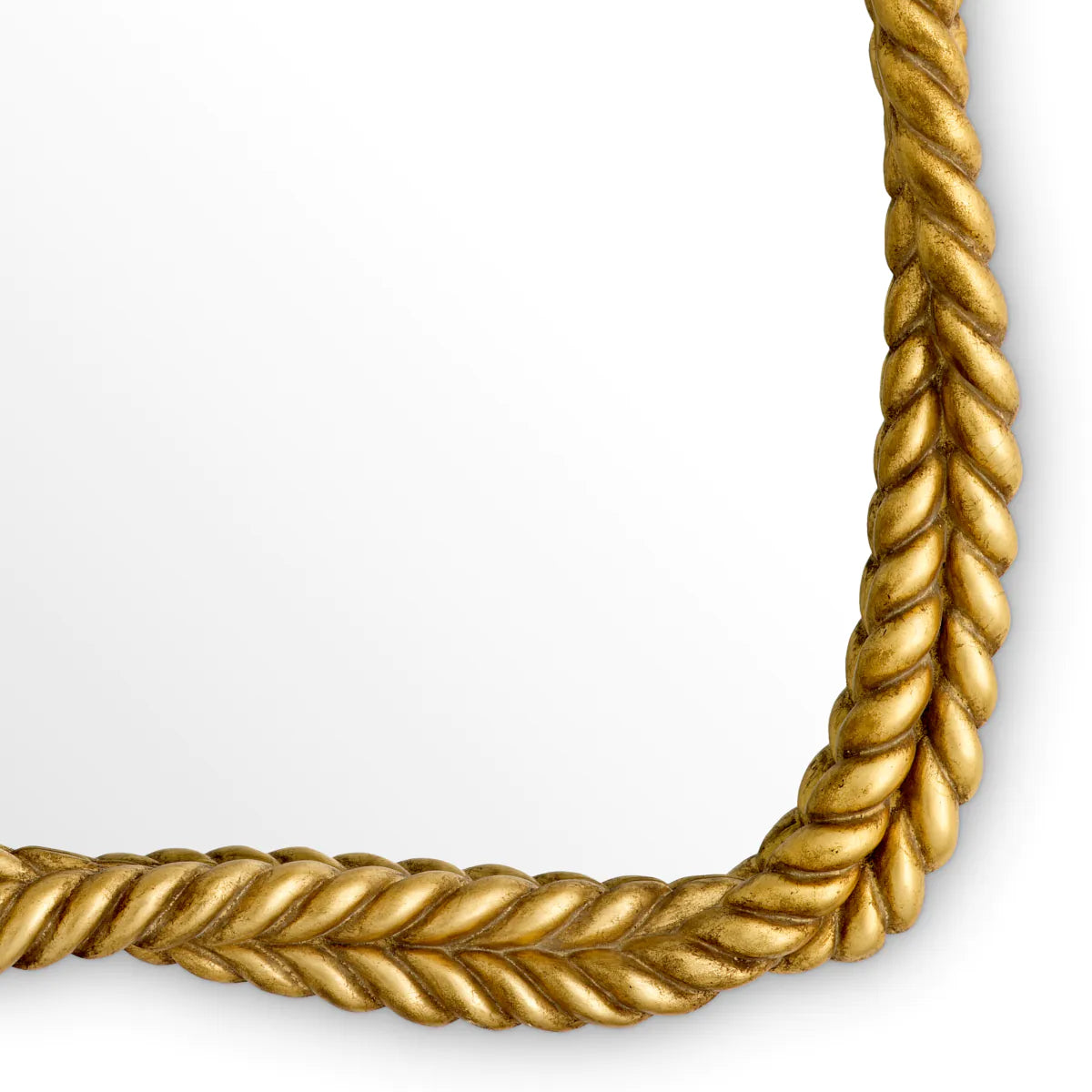 Vicenso Gilded Rope Mirror