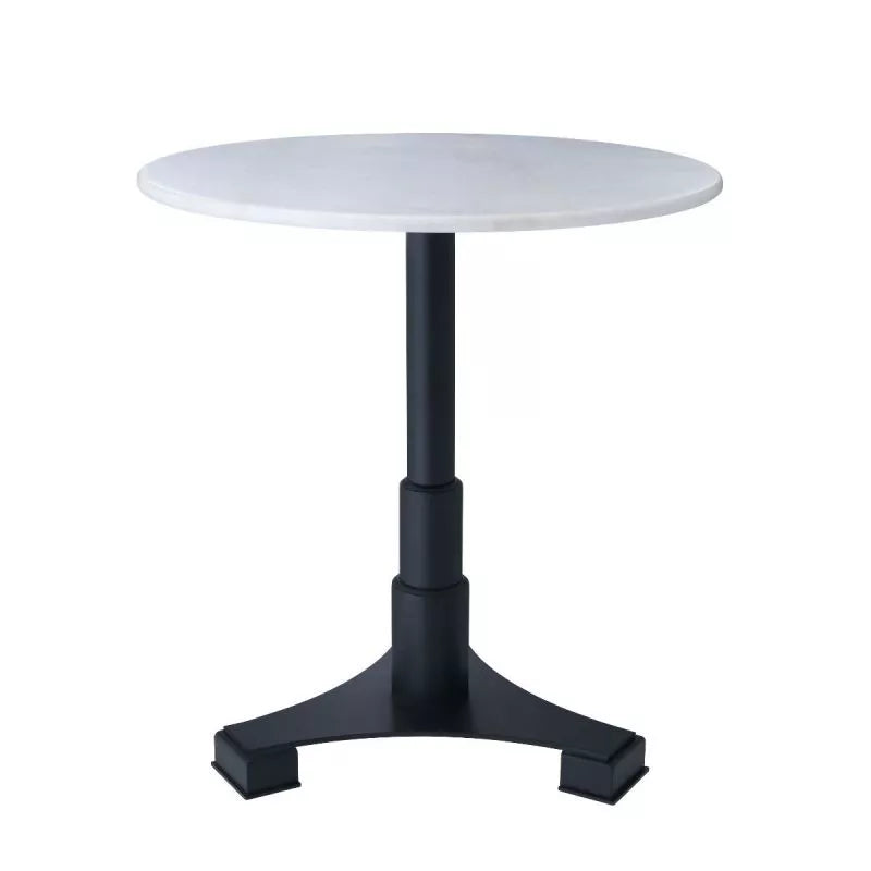 Mercier White Marble Bistro Table