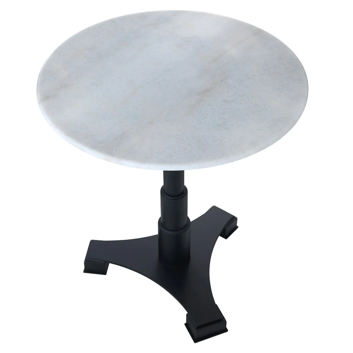 Mercier White Marble Bistro Table