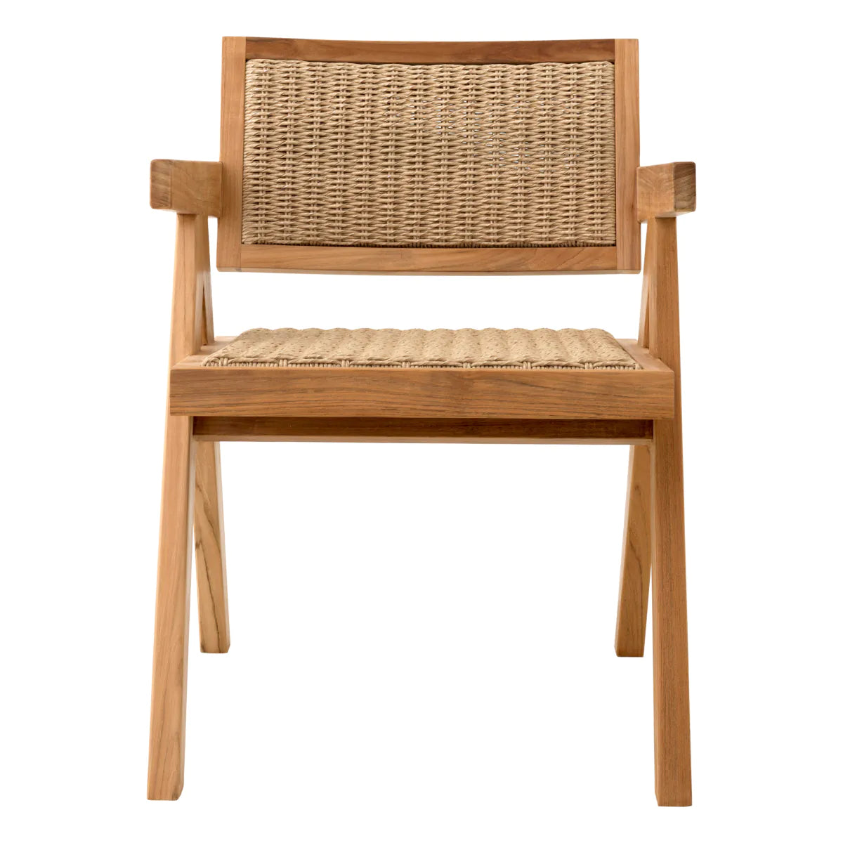 Kristo Outdoor Dining Chair | Natural Weave