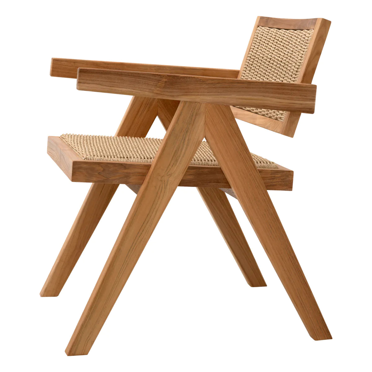 Kristo Outdoor Dining Chair | Natural Weave