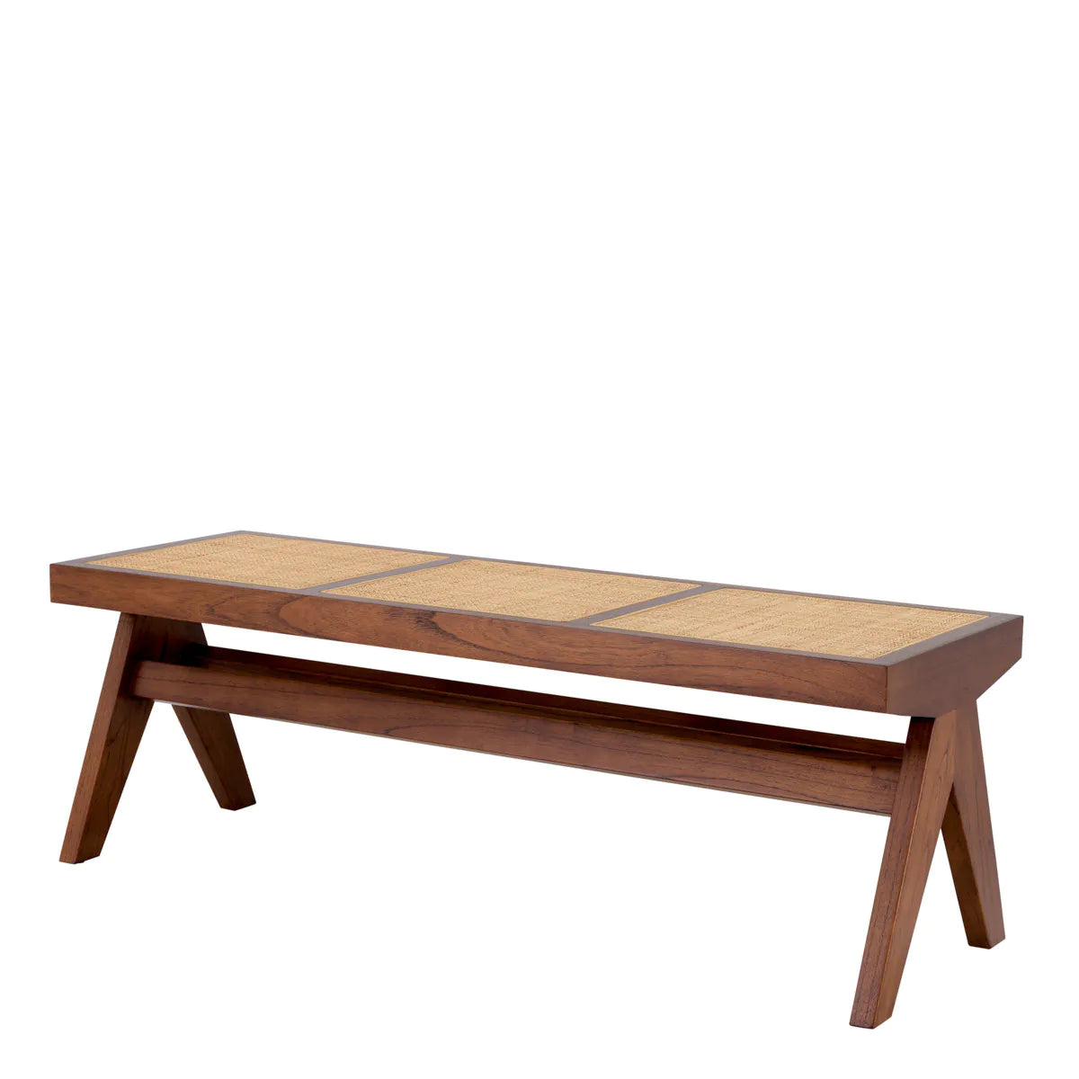 Arnäud Cane Bench | Brown