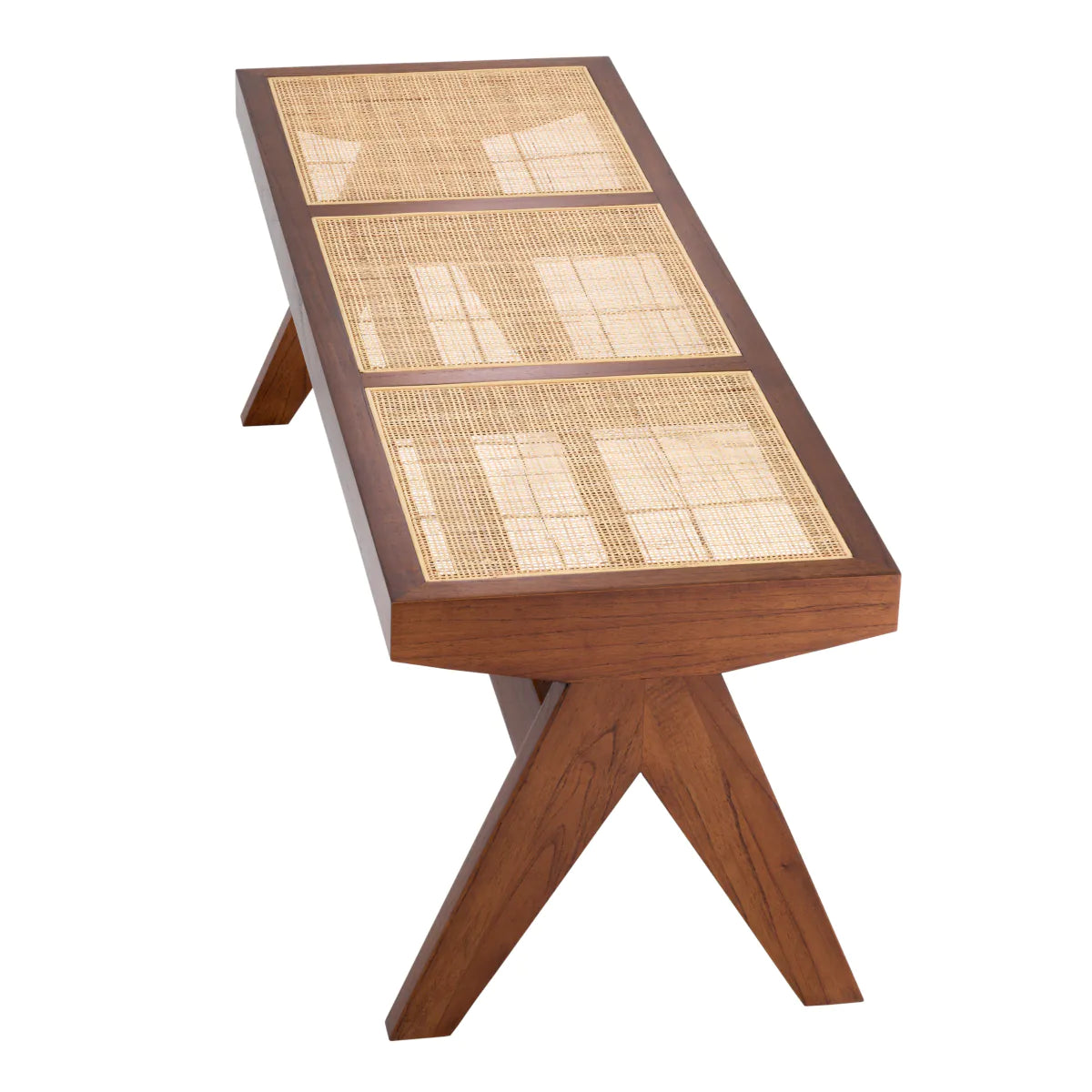 Arnäud Cane Bench | Brown