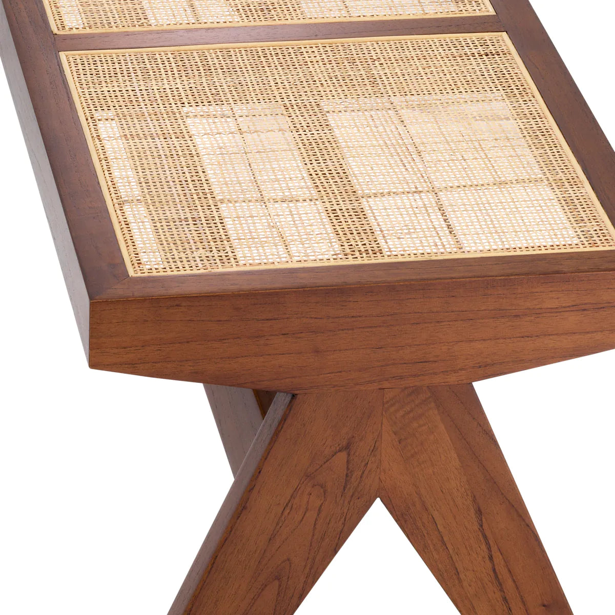 Arnäud Cane Bench | Brown