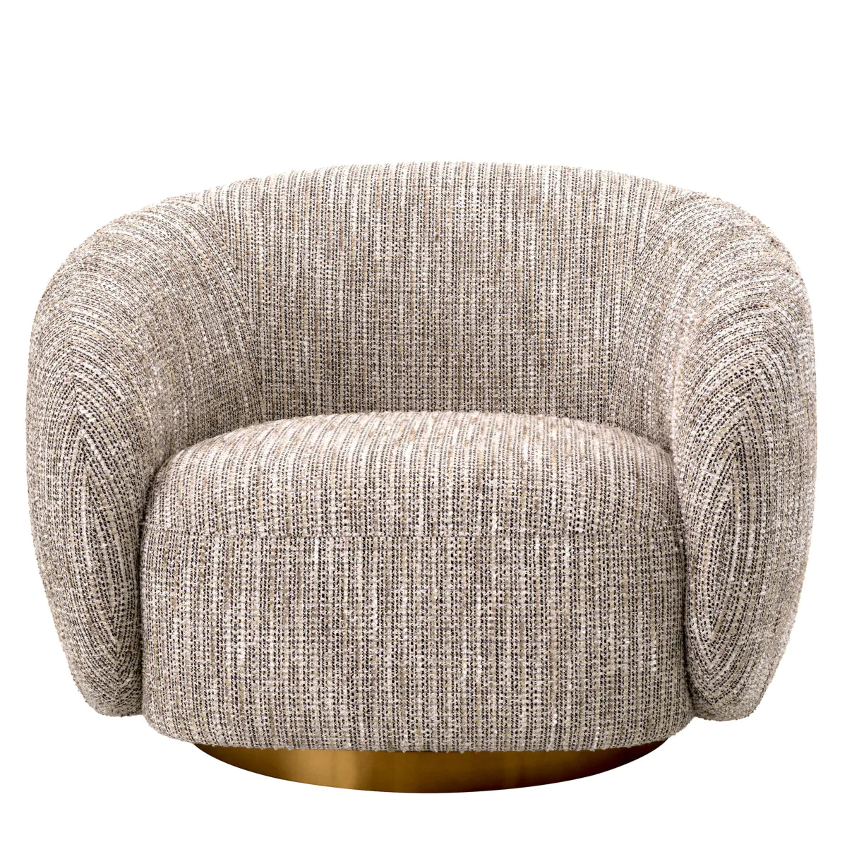 Brice Bouclé Swivel Chair
