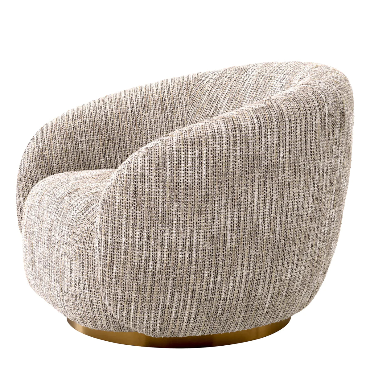 Brice Bouclé Swivel Chair