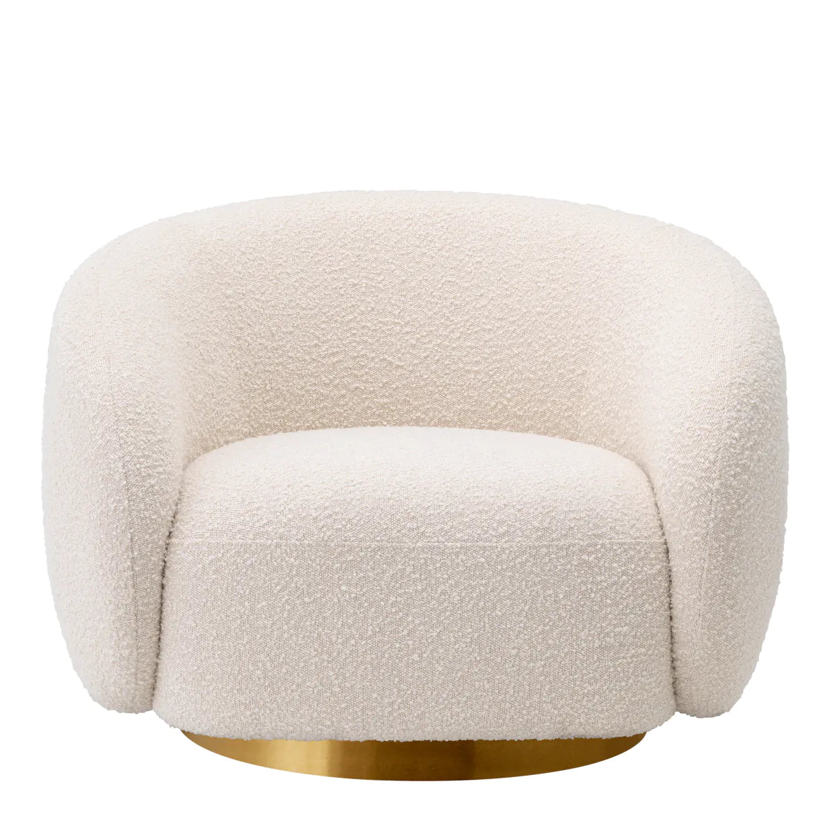 Brice Bouclé Swivel Chair