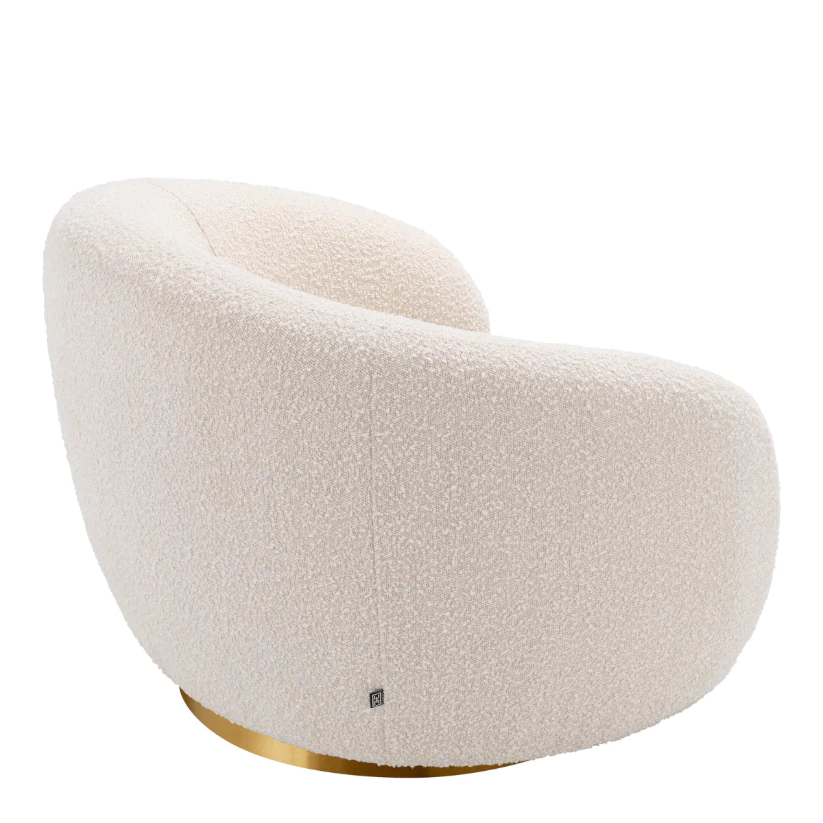 Brice Bouclé Swivel Chair