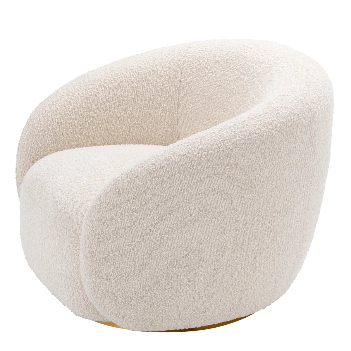 Brice Bouclé Swivel Chair
