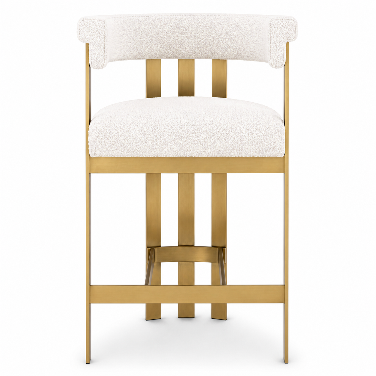 Clubhouse Bar Stool | Bouclé