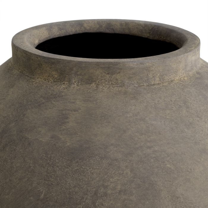 Moon Jar Vase | Elliptical Taupe