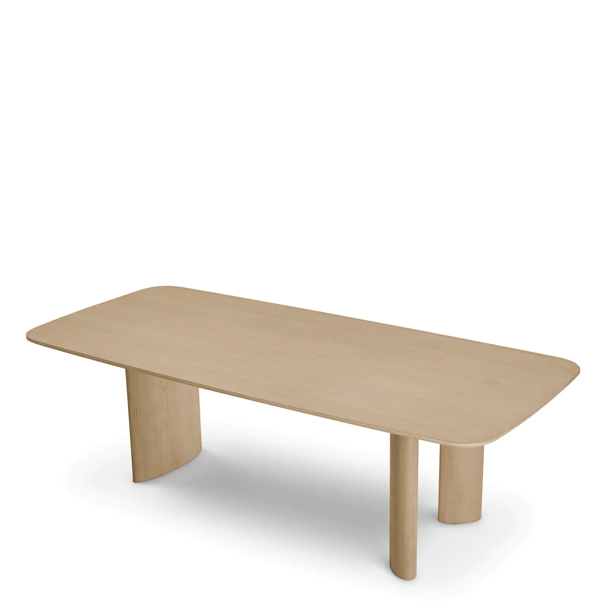 Harmonie Black Oak Dining Table | Large