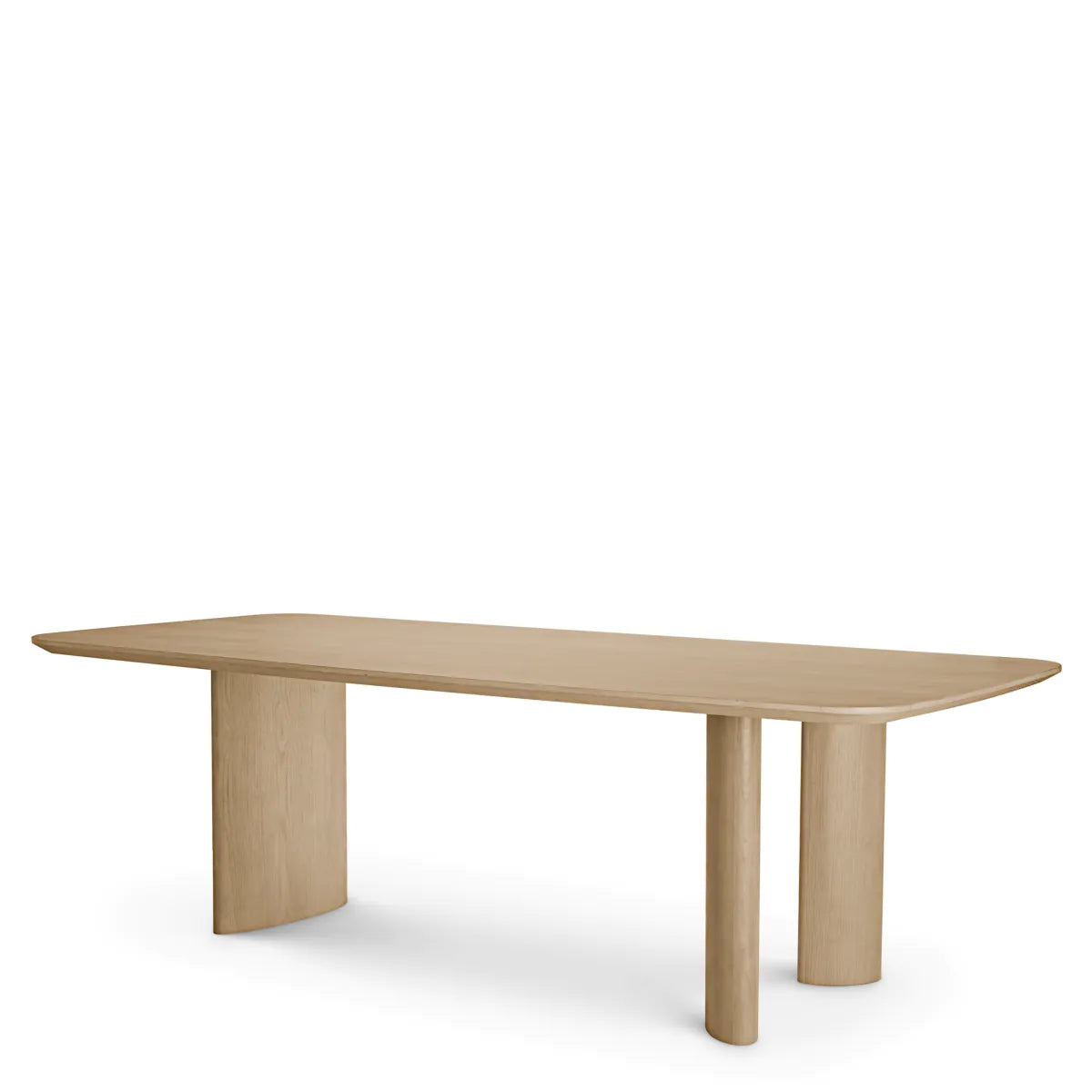 Harmonie Black Oak Dining Table | Large