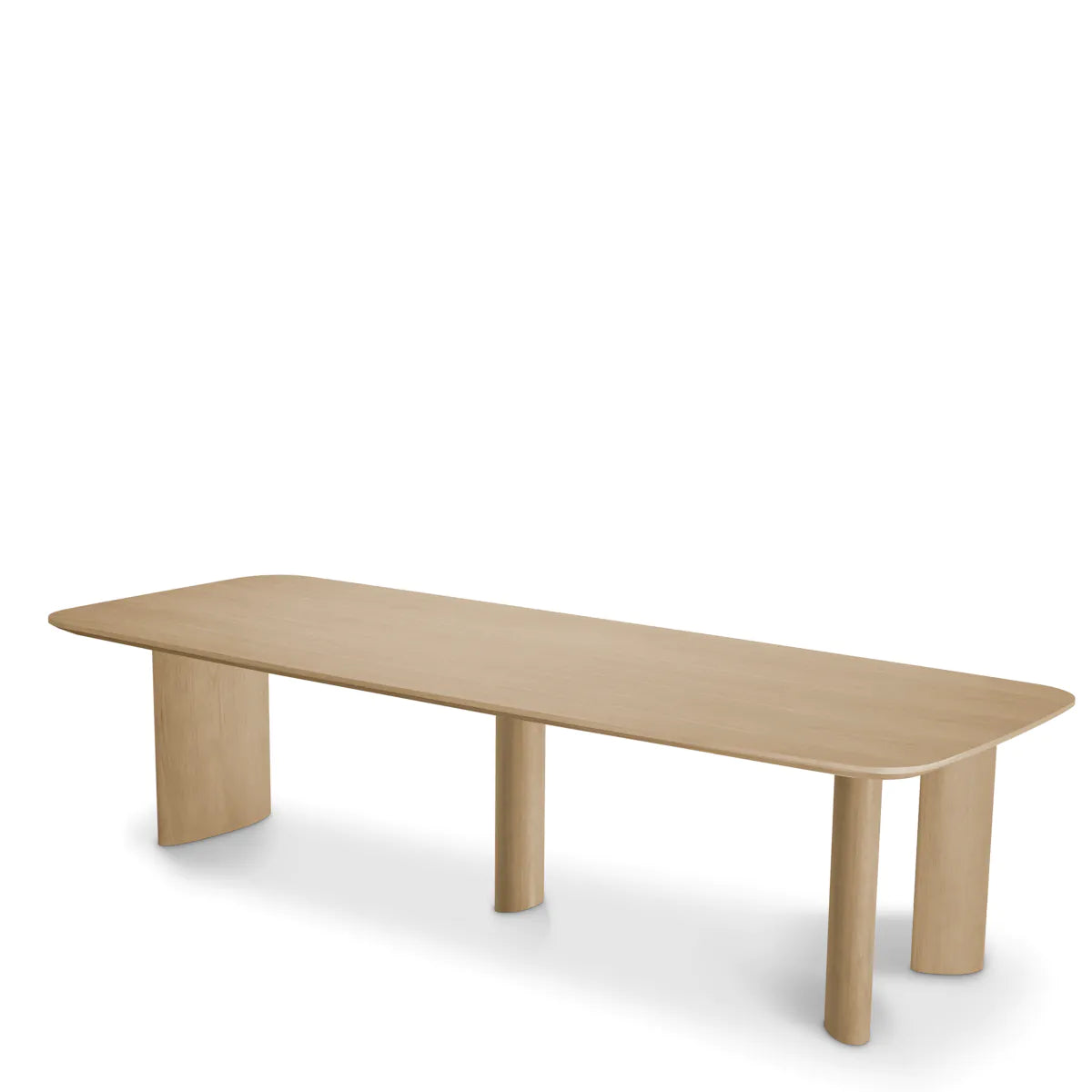 Harmonie Black Oak Dining Table | Large