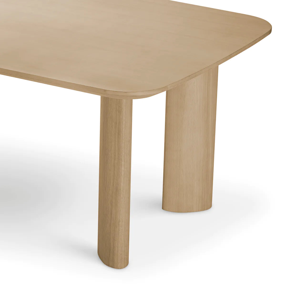 Harmonie Black Oak Dining Table | Large