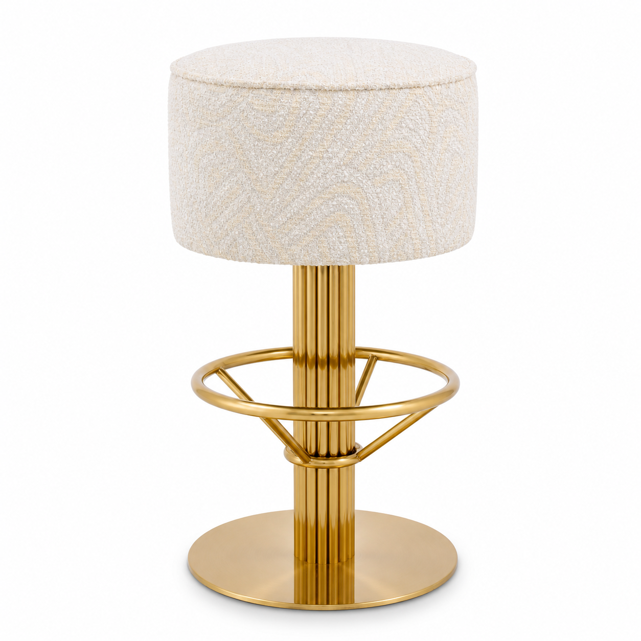 Carleton Backless Bar Stool | Camari Cream