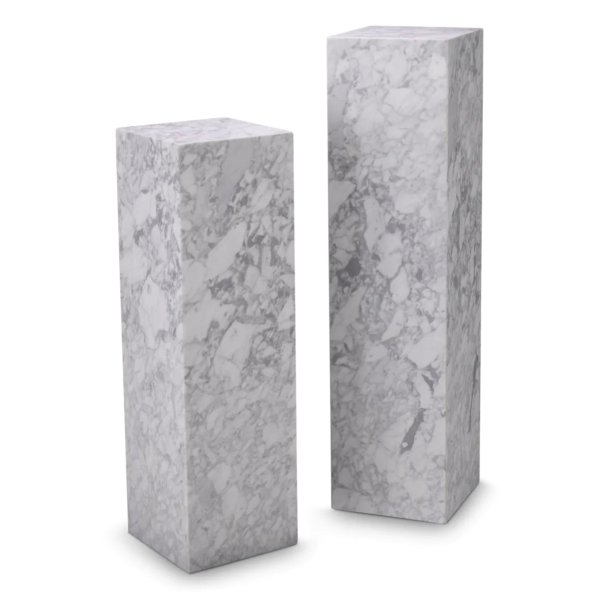 Lucca Marble Pedestals | Carerra
