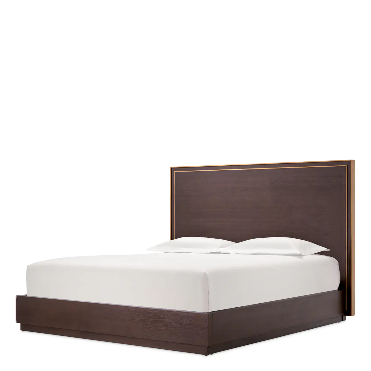 Camelot Brown Oak Bed