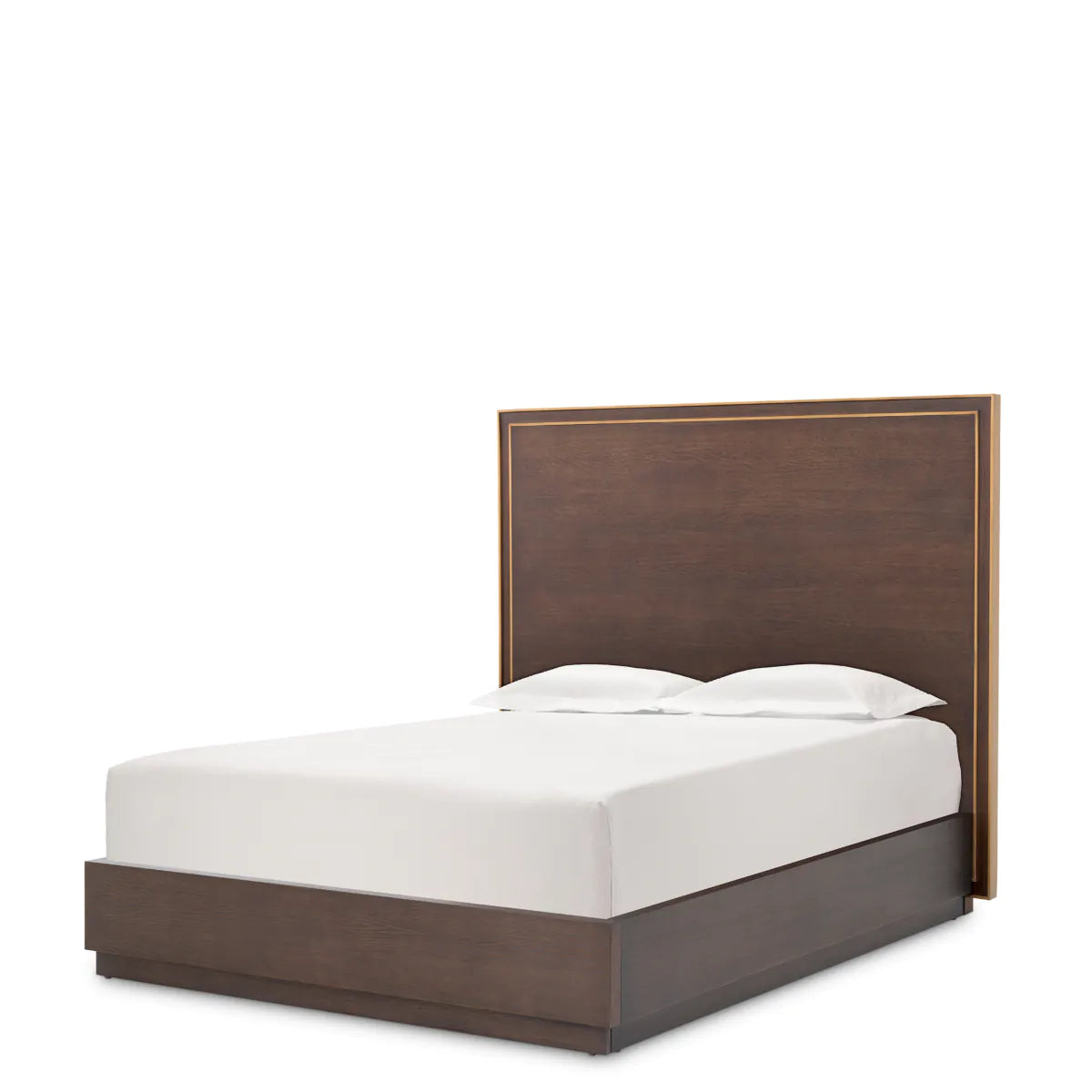Camelot Brown Oak Bed
