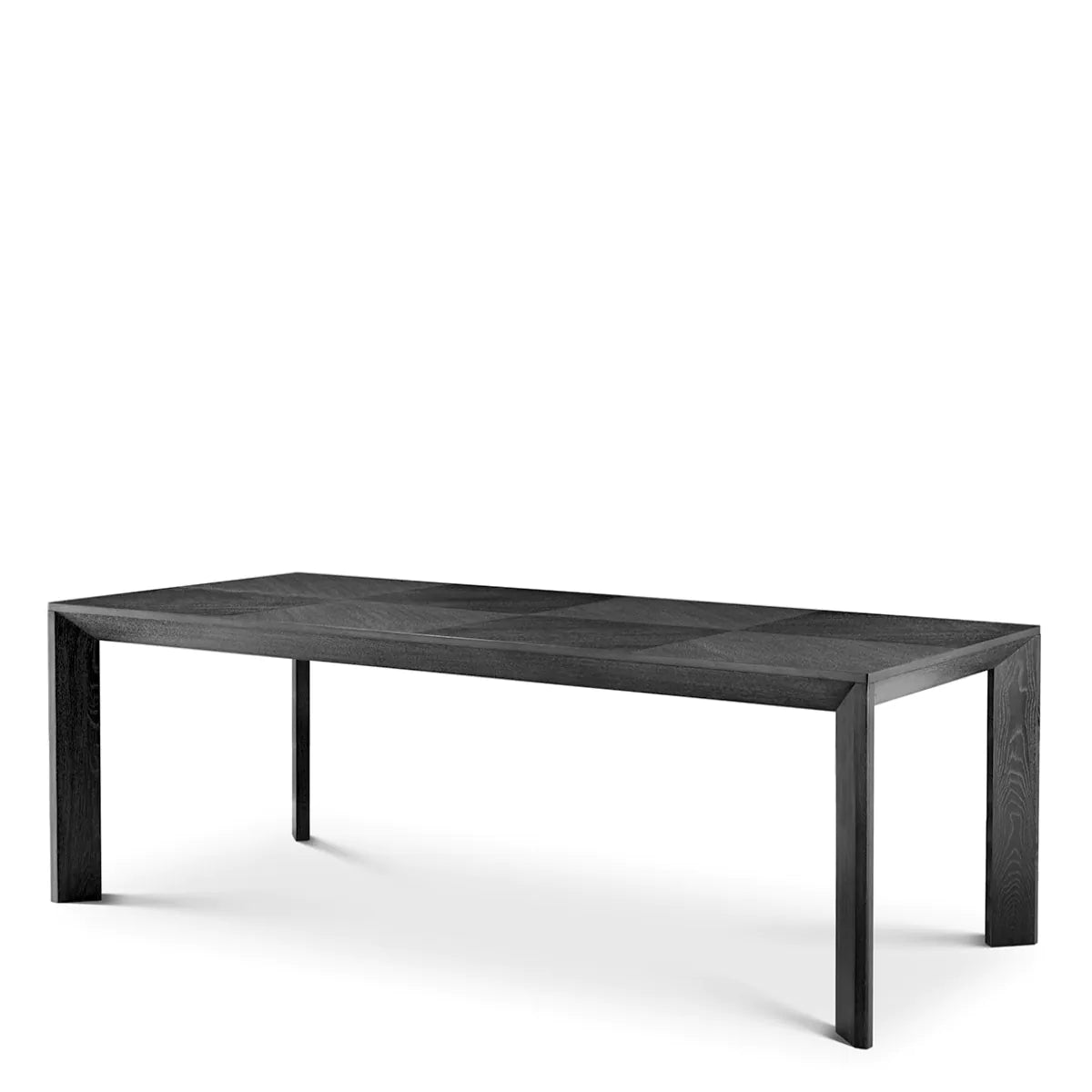 Charcoal Oak Parsons Dining Table