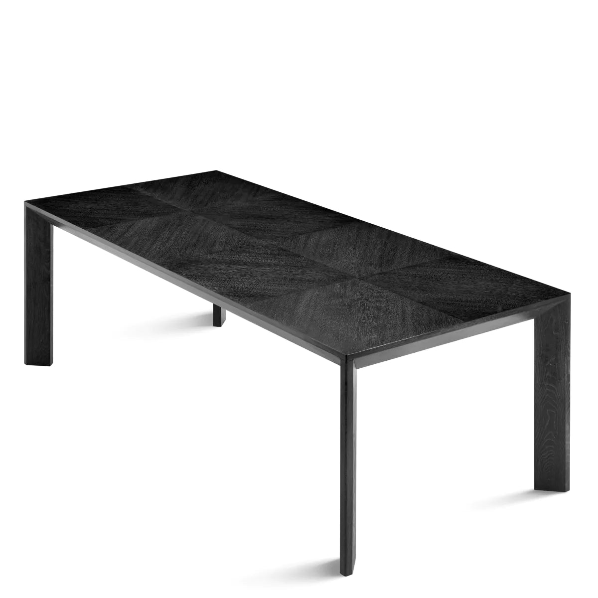 Charcoal Oak Parsons Dining Table