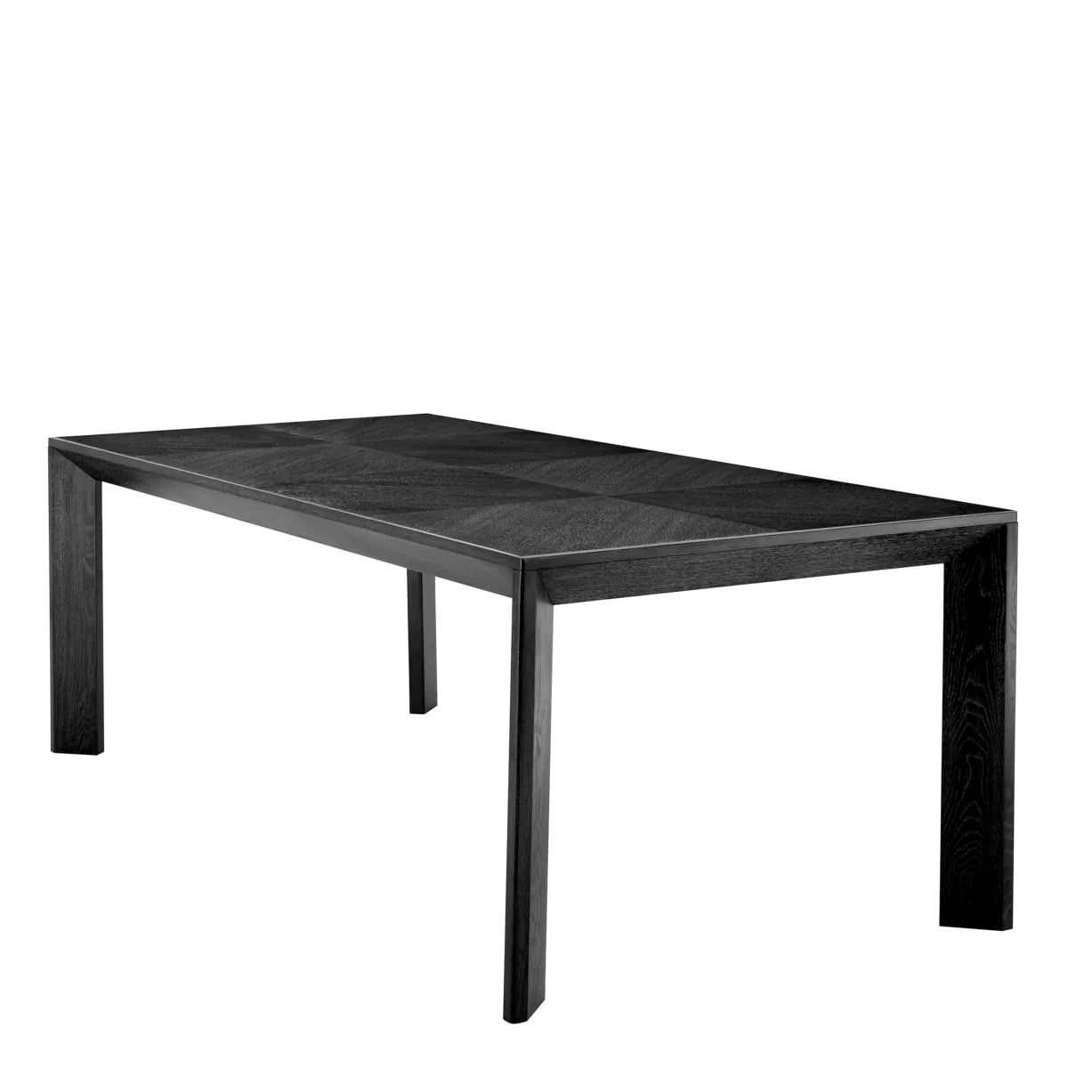 Charcoal Oak Parsons Dining Table