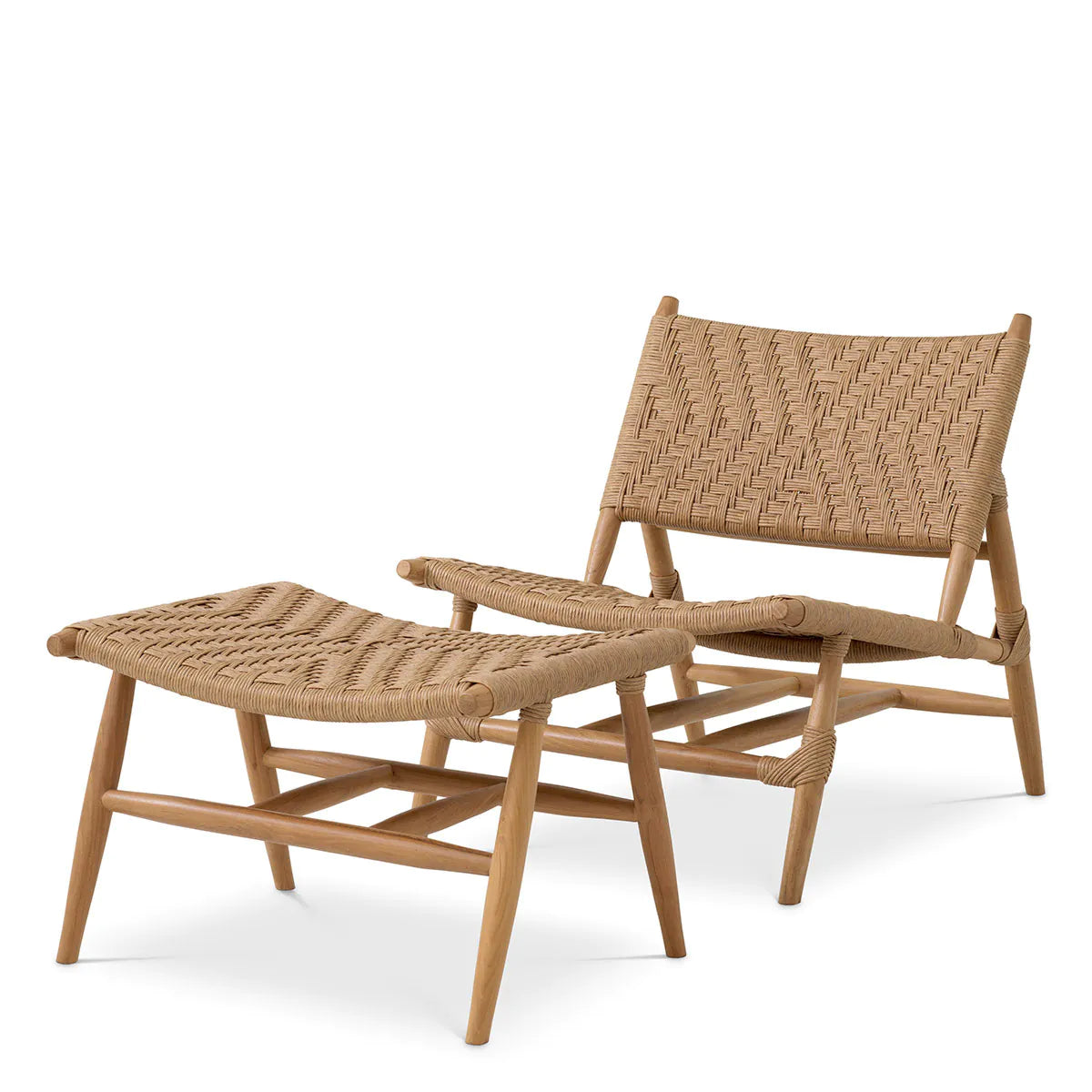 Laroc Outdoor Armchair and Footstool