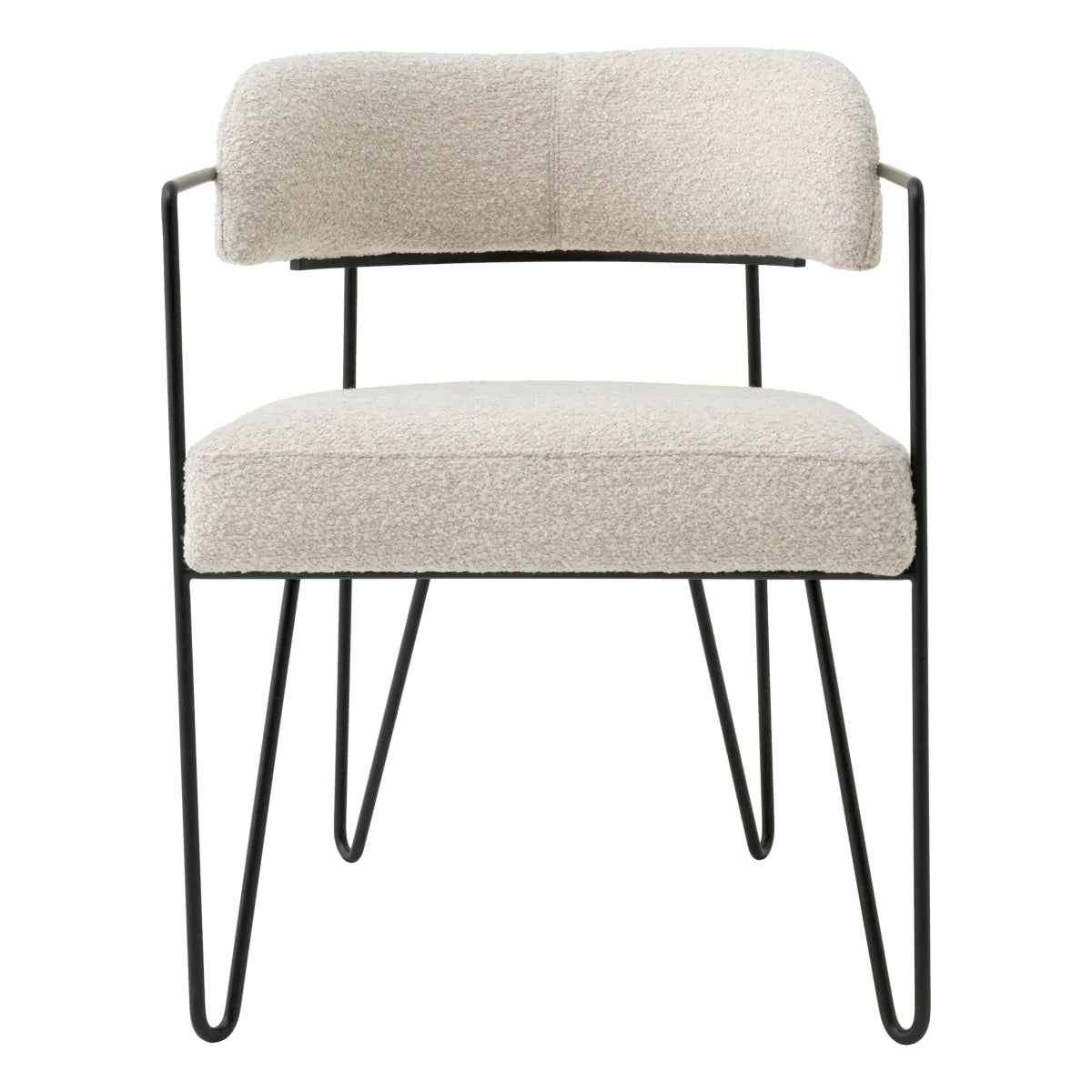 Giuseppe Dining Chair | Natural Boucle