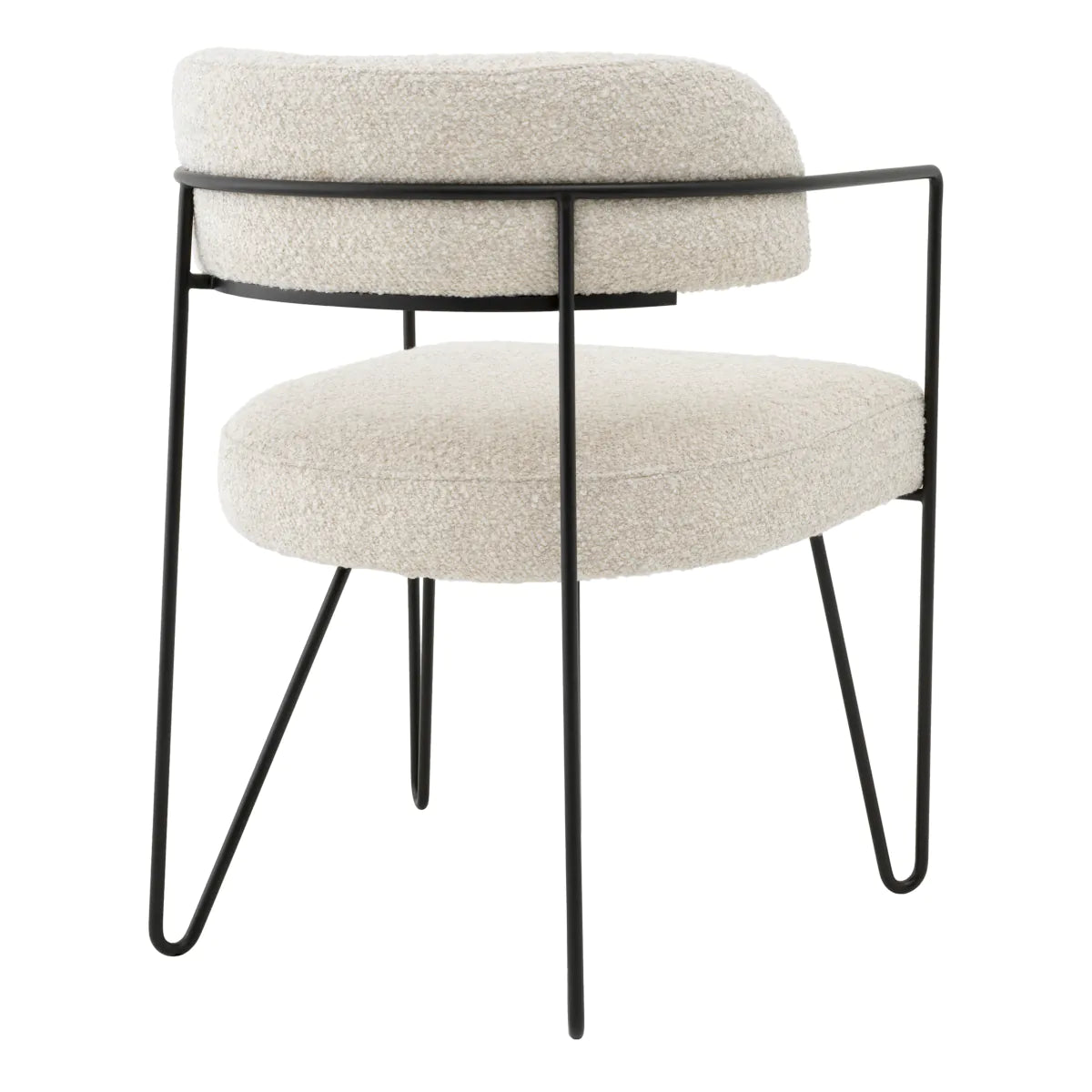 Giuseppe Dining Chair | Natural Boucle