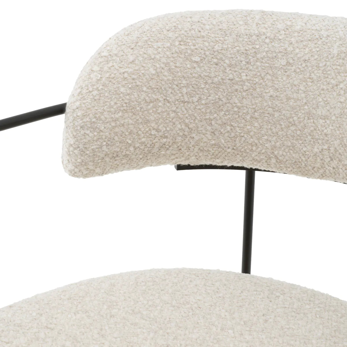 Giuseppe Dining Chair | Natural Boucle
