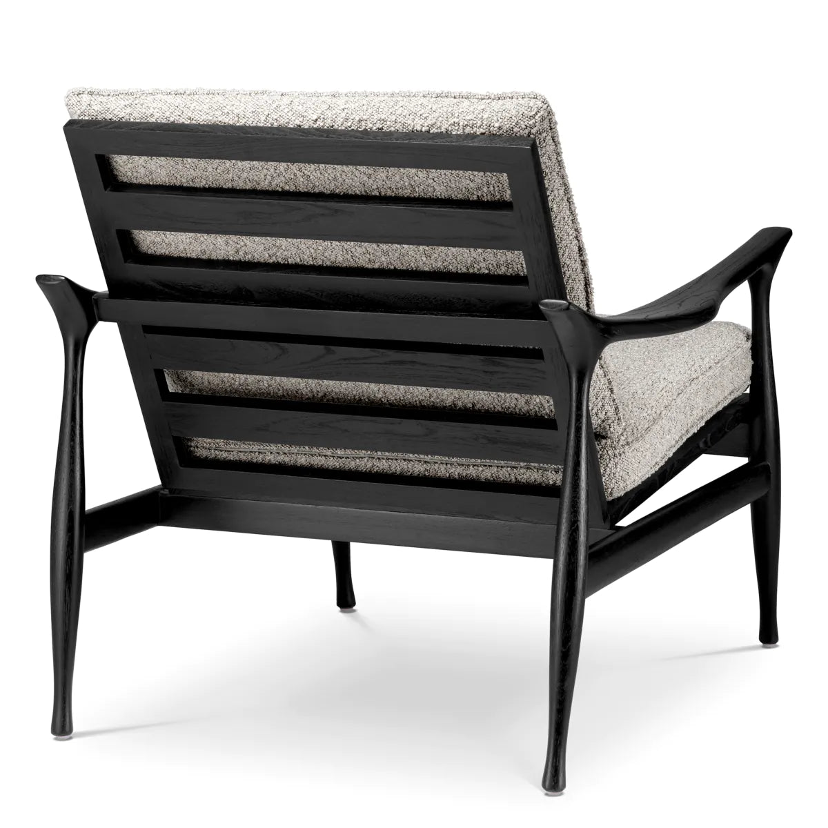 Mid-Century Manzo Lounge Chair | Black