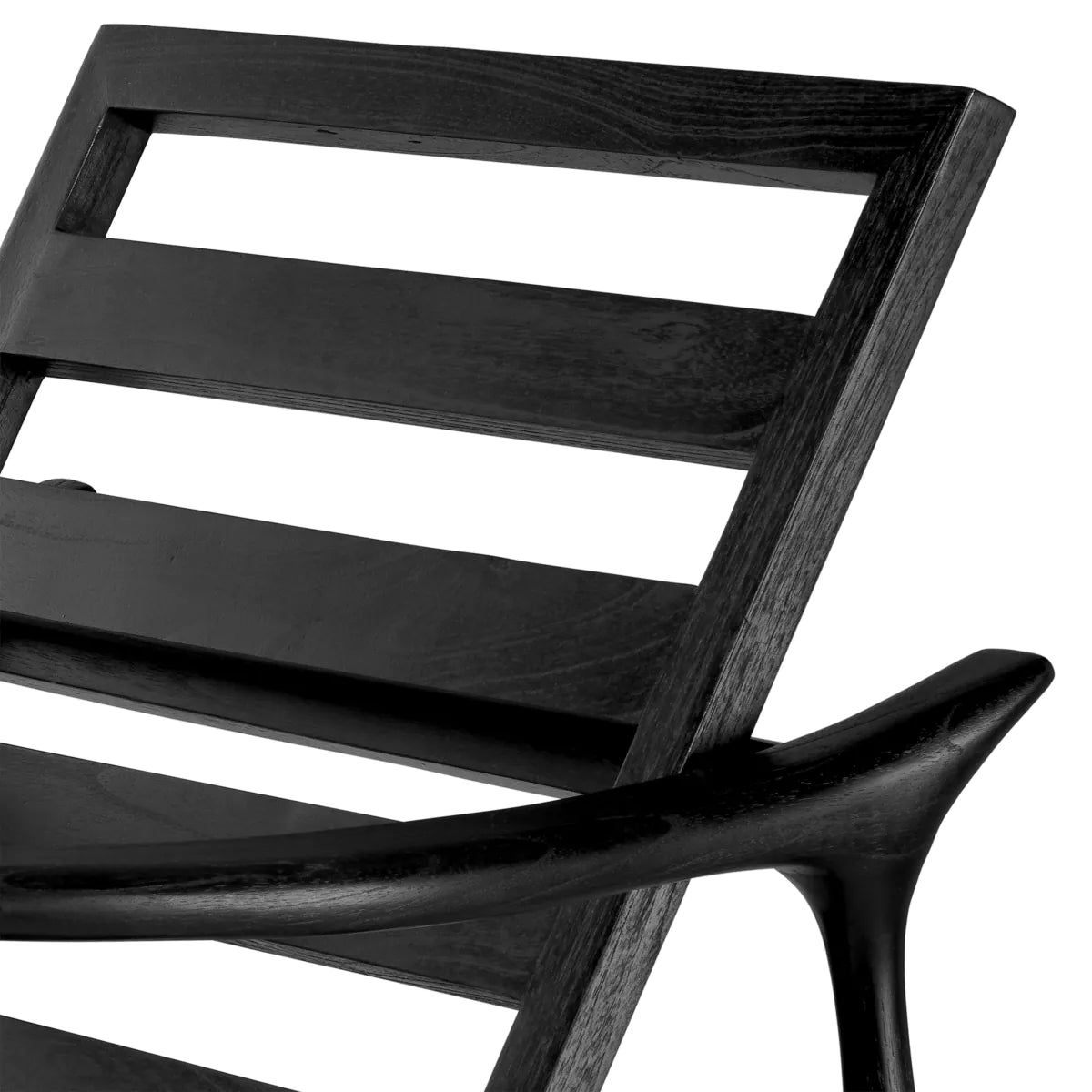 Mid-Century Manzo Lounge Chair | Black