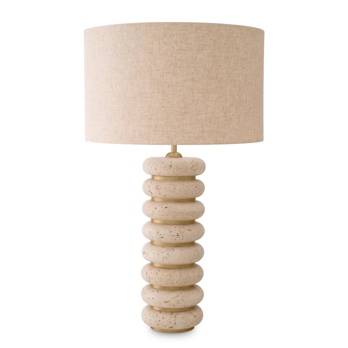 Baron Travertine Table Lamp