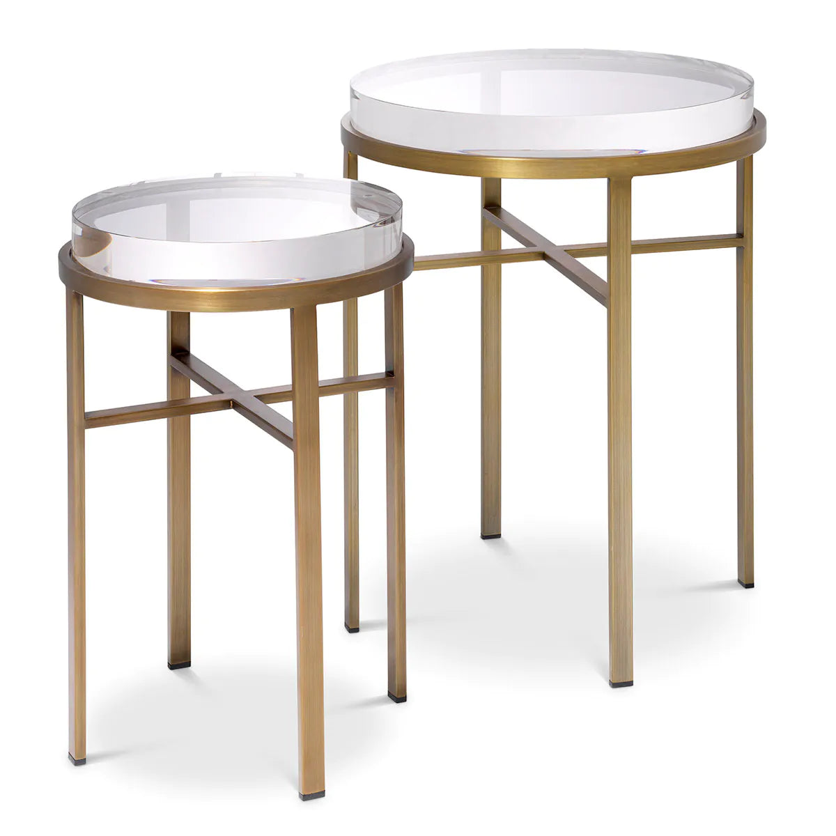 Hoxton Lens Tables | Nickel
