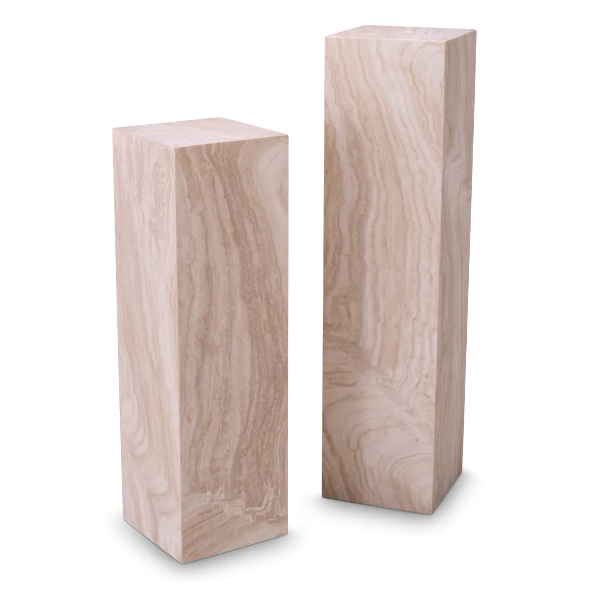 Lucca Marble Pedestals | Carerra