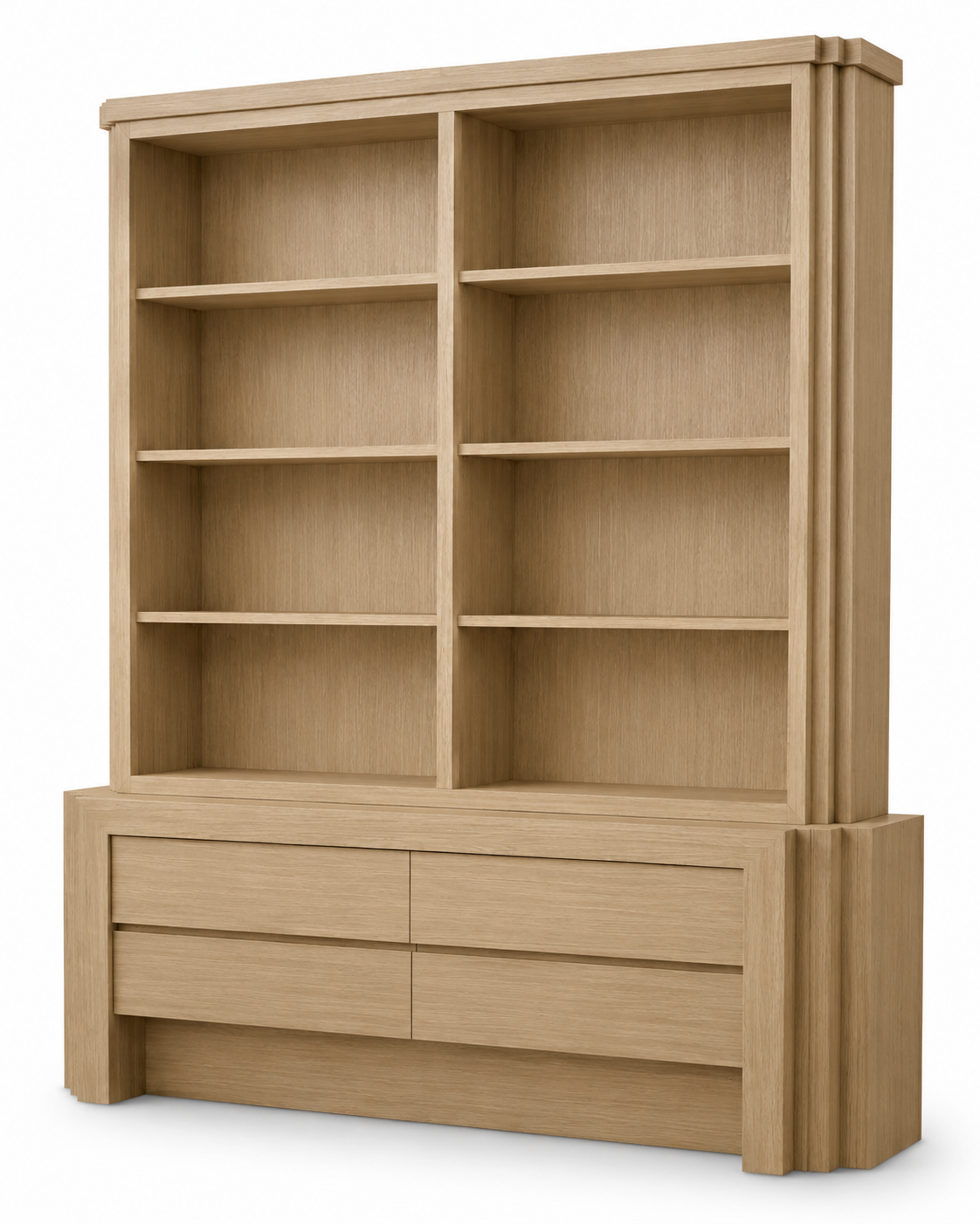Metropolitan Bookshelf Natural Oak | Large