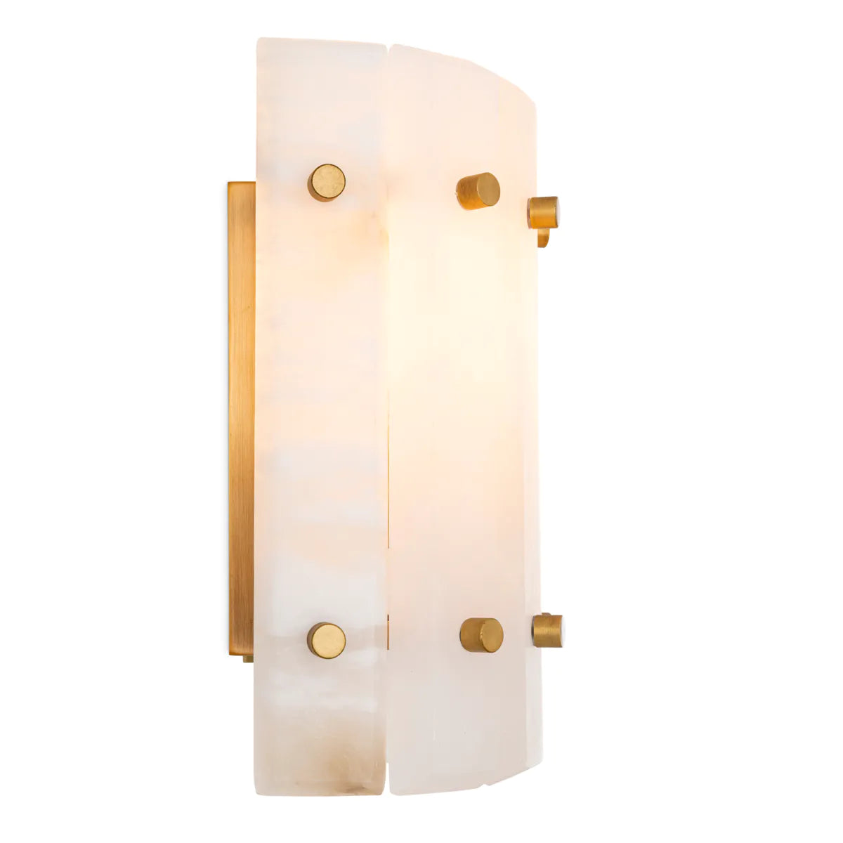 Blason Alabaster Single Tier Sconce
