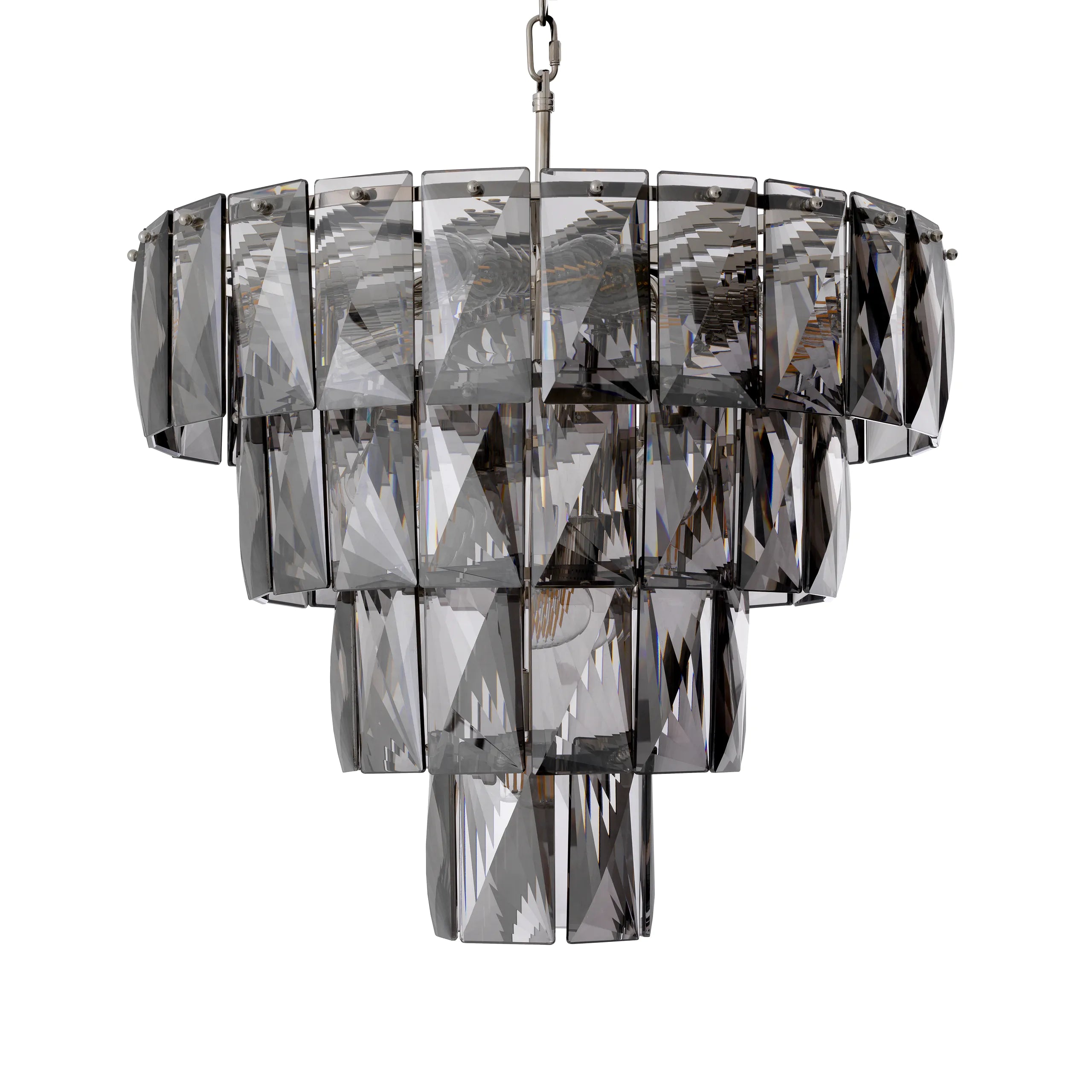 Amazone Smoked Crystal Chandelier | Small