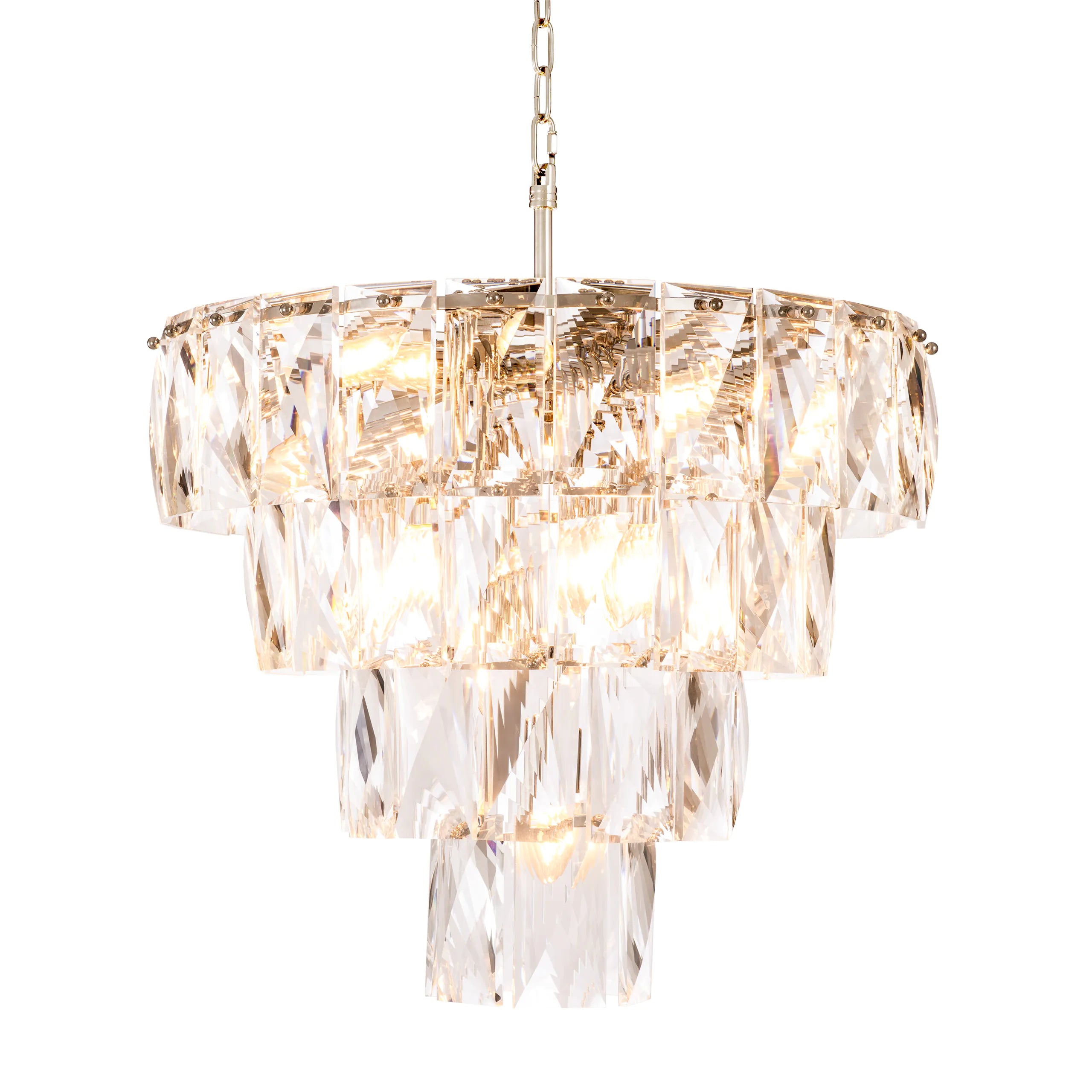 Amazone Smoked Crystal Chandelier | Small